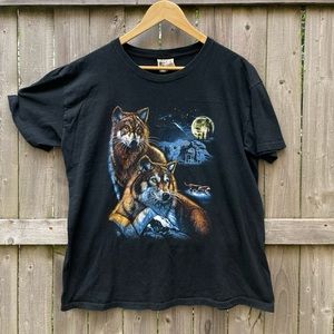 SOLD🔥Vintage MCM Wolf Tee, Size 3XL (Fits XL)